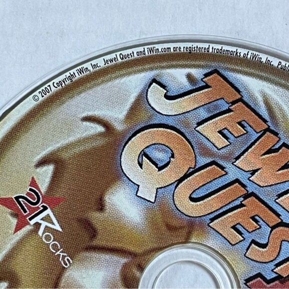 Jewel Quest II Games PC Games CD ROM E ESRB iWin Games 2007 21 Rocks - Picture 3 of 4